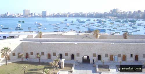 الإسكندرية في مشهك إلتقطه من قلعة السلطان قاتباي