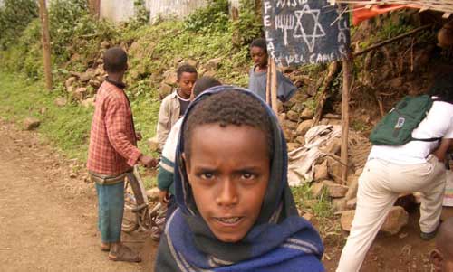 صبي أثيوبي من الفلاشة